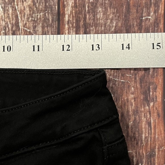 Paige Women Verdugo Ultra Skinny Black Wash Stretch Denim Jean Size 27 (26X27.5) - Picture 13 of 16
